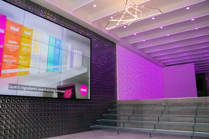 The Studio is outfitted with ring lights, TVs, a green screen, a bar and a kitchen.