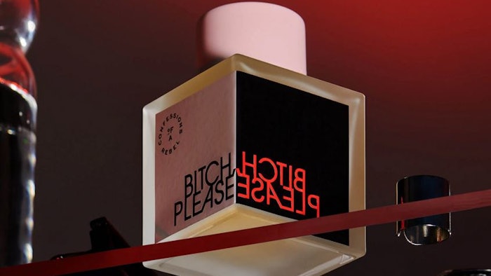 Bitch Please has notes of blackcurrant, jasmine, sandalwood and skin musk.