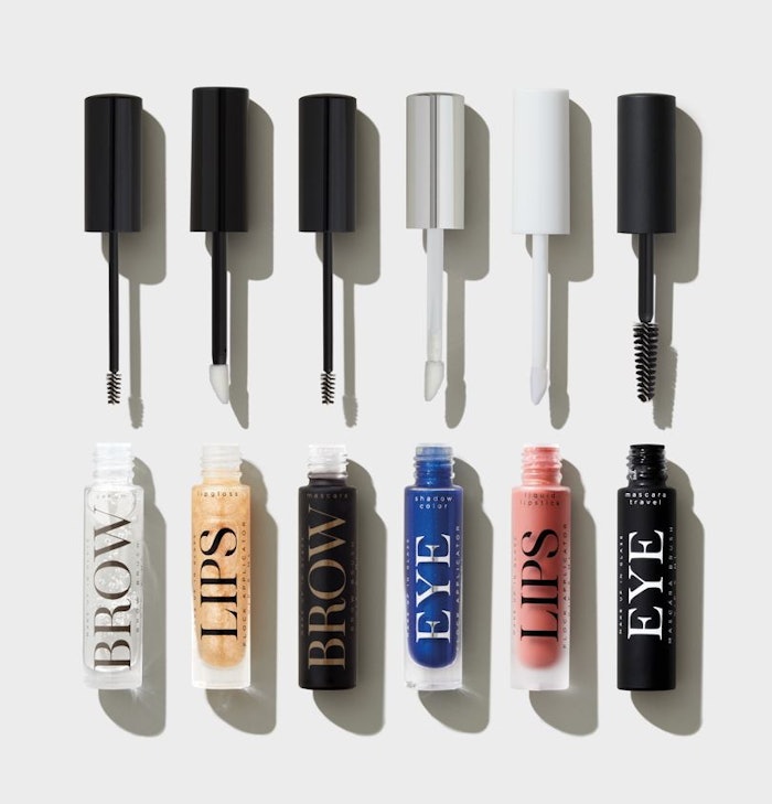 Pictured is the The Makeup in a Glass collection by Berlin Beauty Industries.