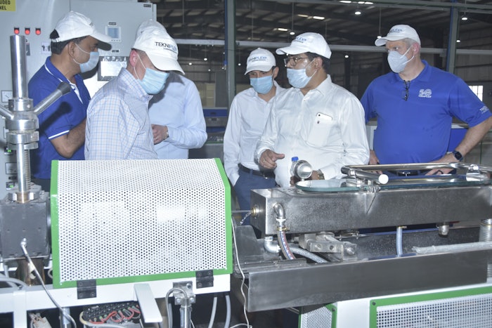 TekniPlex Consumer Products’ Leadership celebrates the expansion of the company’s global dip tubing capabilities to India.