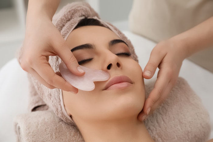 The minute a gua sha session is complete, you experience a calm.