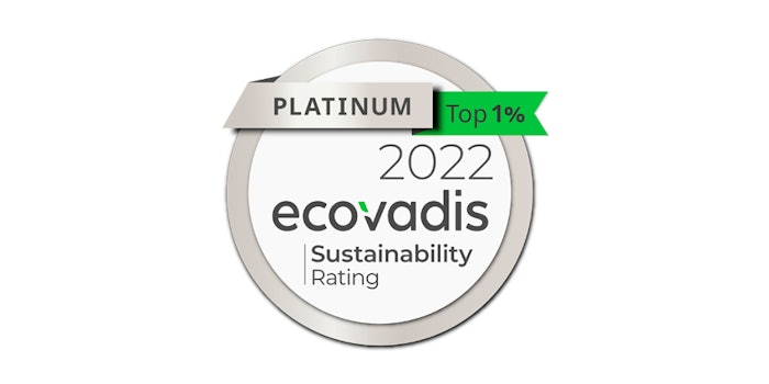 EcoVadis award