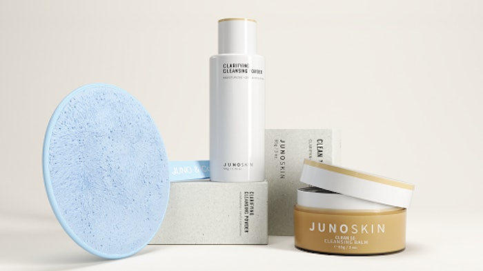 Junoco formulates its products without microplastics and when possible, utilizes upcycled ingredients in its formulas to reduce waste and repurpose materials that would otherwise go unused.