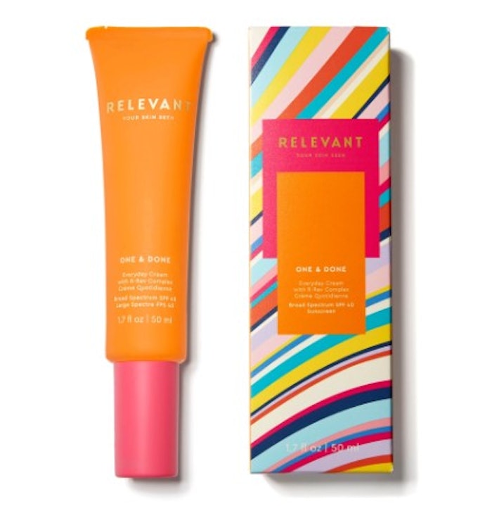The moisturizer is formulated with mineral-based SPF ingredients and the brand's R-Rev Complex.