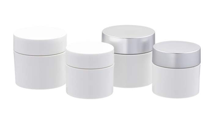 APC's mono-material jar is only available in white, while the cap is available in either white or matte silver.