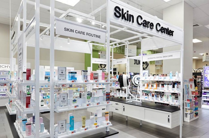 The Skin Care Center format is now in select CVS Pharmacy locations in New York, New York; Woodland Hills, California and Walnut Creek, California.