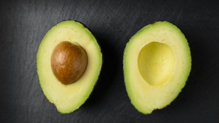 The refining neutralization process of avocado oil produces soap stock that consists mainly of free fatty acids, glycerides, glycerophospholipids and water; it is recycled into soaps.