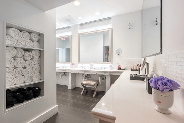 Women's Locker Room at Waldorf Astoria