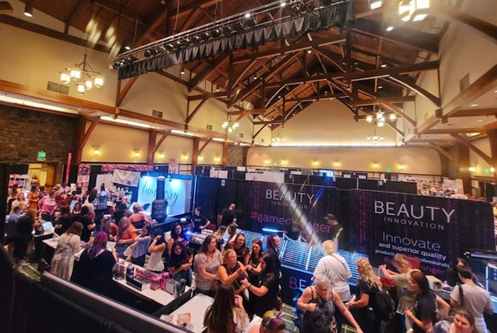 2022 Smokies Nail Show in progress as viewed from the stage