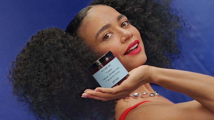 Prose has launched the Custom Styling Gel with a Curl Outside the Lines campaign featuring its first brand ambassador, Lauren Ridloff, the first Deaf actress to play a Marvel superhero in the Eternals.