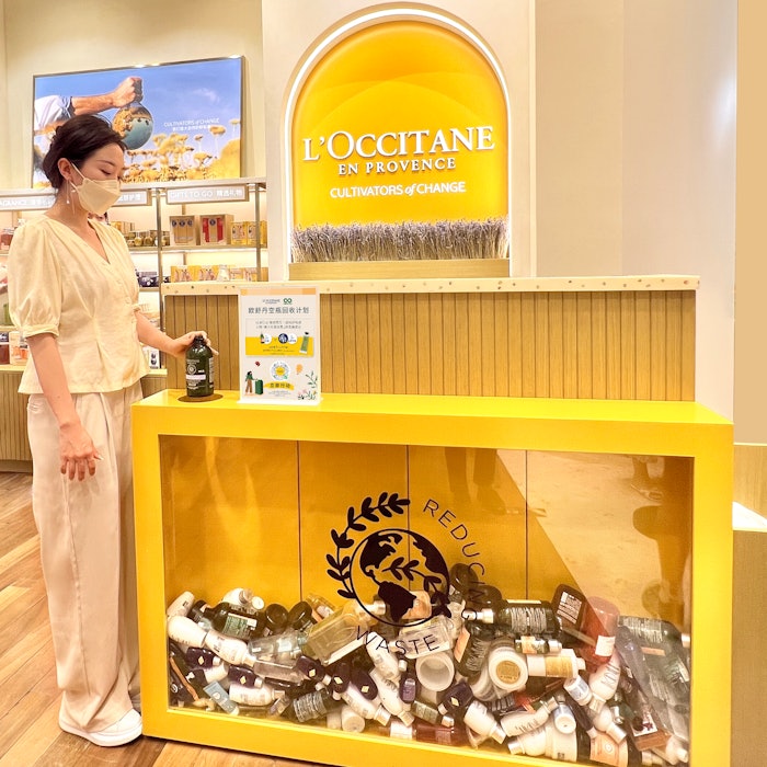 Travel retail customers will be encouraged to deposit their used bottles at recycling bins in-store for TerraCycle to process and to continue to do so with any subsequent purchases.