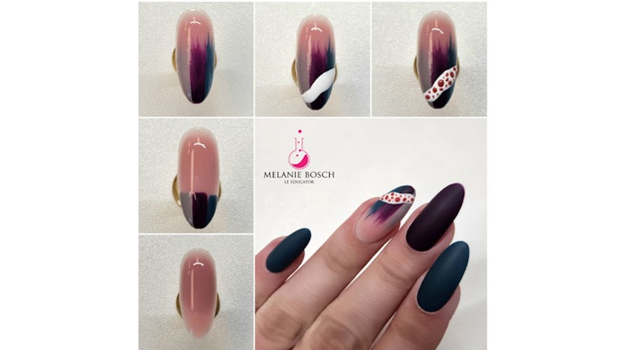 Nail tutorial courtesy of @melsgelnails.