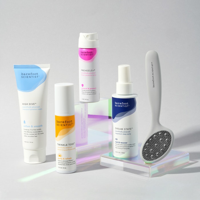 Barefoot Scientist offers a wide range of foot care treatments and tools, which have expanded distribution across national retailers, in addition to driving strong sales online.