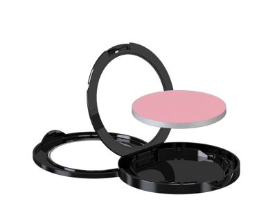 Albea’s refillable monomaterial compact is made entirely of PP, making it easy for users to recycle.