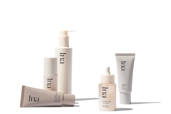 Ina products are formulated with 97-100% naturally derived ingredients.