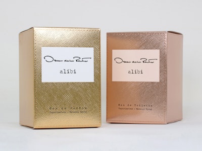 Diamond won a Franklin Award for Excellence in the “Packaging - Cartonboard” category for Interparfums' Oscar de la Renta Alibi packaging.