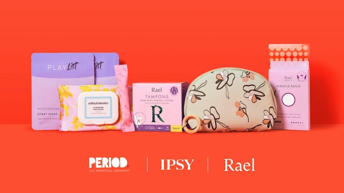 Sorah Park, chief marketing office of Rael Beauty, said, 'We are thrilled and honored to partner with Ipsy and Period. for a cause close to our mission. Rael was founded with the goal of ensuring all people who bleed have better access to clean, safe, and effective feminine care products. I can't think of a better initiative than Period Action Day to advance this mission by providing more access to menstrual products to those who need them most, and we are humbled to lend our support.'