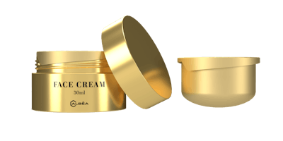 Twirl is a refillable cosmetic jar that consist of a PET cap and base and PP cup that are fully recyclable.