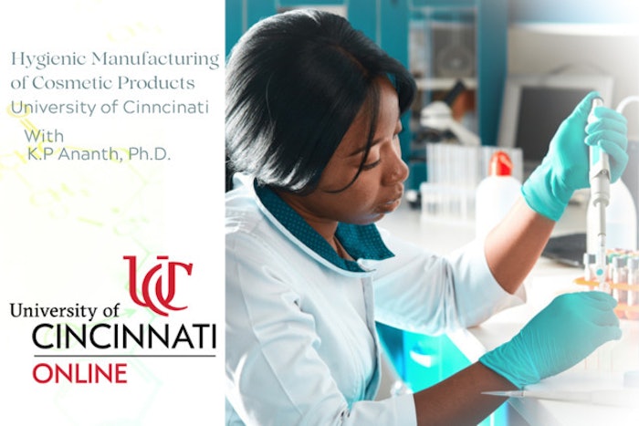 In this sponsored podcast, K.P. Ananth, Ph.D., of the University of Cincinnati, discusses the latest addition to the cosmetic program focused on hygiene and details how the PCPC inspired it. Register now to listen; it's free.