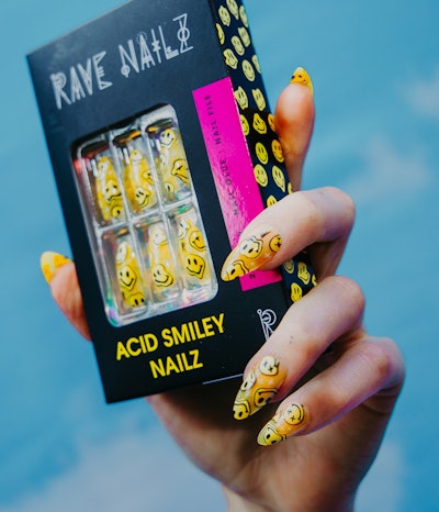 Acid Smiley Nailz