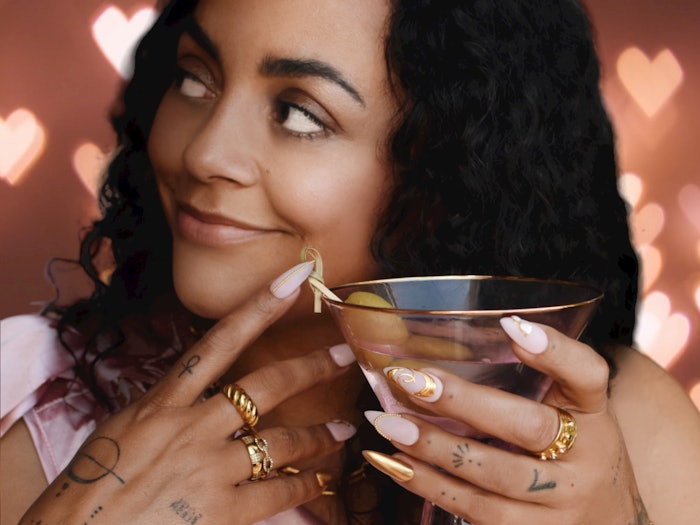 Nailpro's November/December 2022 cover with nail art by Hilary Dawn Herrera