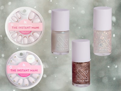 Olive and June Shiny Happy Shimmers and Instant Mani kits