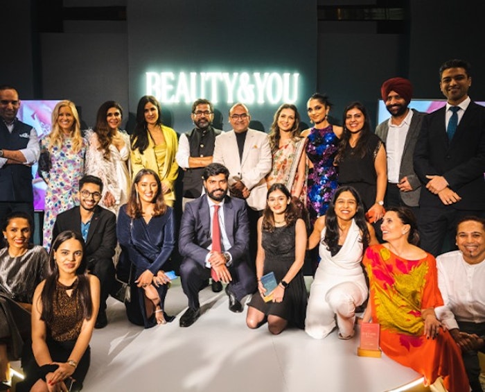 Pictured are winners of the inaugural edition of Beauty&You Awards in India.