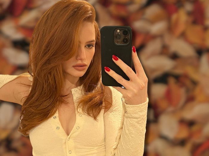 Riverdale actress Madelaine Petsch sports a new frame cut hairstyle that is trending because of its ability to make wearers look confident on camera.