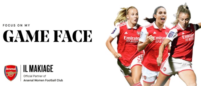 The partnership’s launch campaign, Focus on My Game Face, celebrates the elite talent, passion and impact of women footballers.