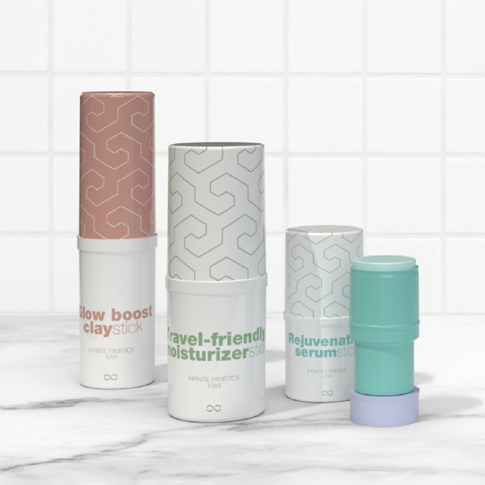 Representing a new take on the company's legacy panstick, the new format comprises 100% recyclable PP and is available as a refillable format.