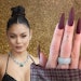Vanessa Hudgens showed off her matte burgundy nails on Instagram