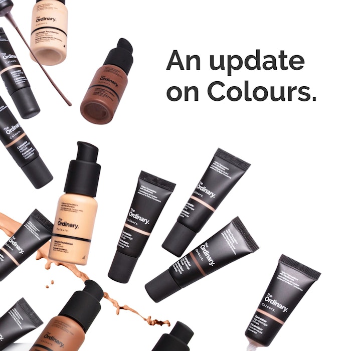 The brand notes that the intentional simplicity of the products (pigment suspensions designed to even out tone and offer a 'real-skin finish') and lack of messaging around skin care benefits could have been an issue.