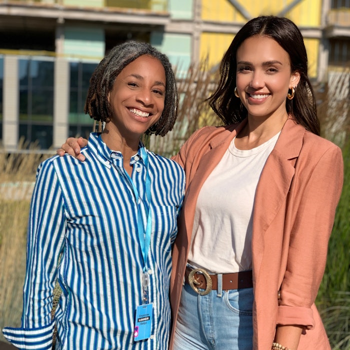 From left: Carla Vernón, The Honest Company's new CEO, and founder Jessica Alba.