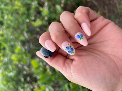 Nail art by Corina De La Garza