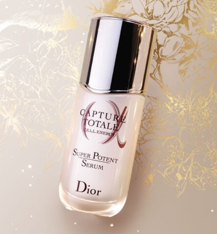 The serum contains 91% natural-origin ingredients, such as longoza and an exclusive grade of hyaluronic acid.