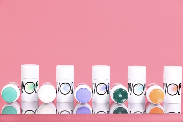 WYOS features five travel-friendly stick format beauty products for skin, body and hair. The launch is in line with a growing embrace of solid-format/waterless beauty.