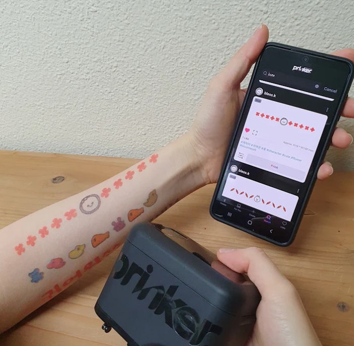 Prinker Korea's temporary tattoo products have won multiple CES Best of Innovation awards and the prestigious global iF Design award.