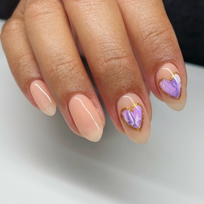 Nail art by @alyssanailtech