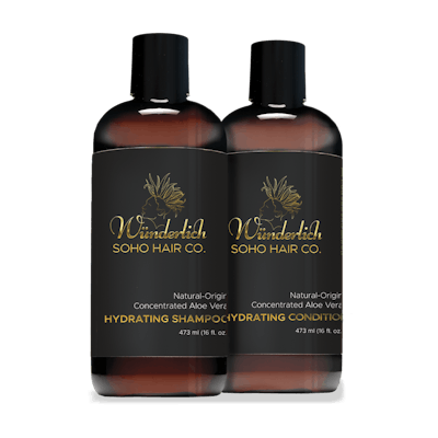 Key ingredients in the Wünderlich Shampoo and Conditioner include active aloe vera, papaya and pineapple extract and silk protein.