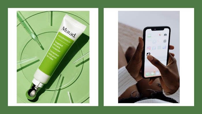 TikTok virality led Murad's Targeted Wrinkle Corrector to sell out within four weeks on both M.com and Sephora.com.