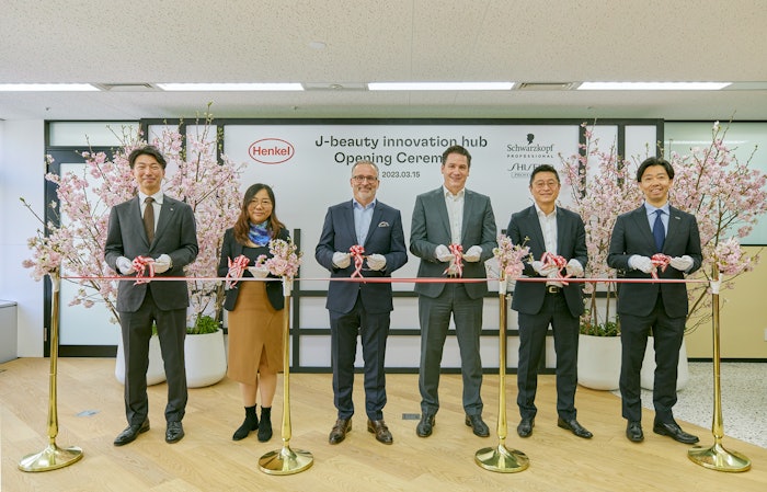 Opening ceremony of the J-beauty Innovation Hub in Tokyo.