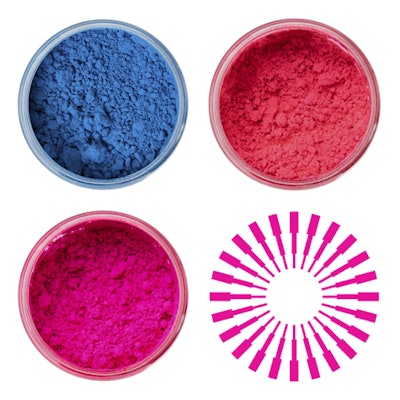 All pigments are reportedly renewably plant-sourced, inherently biodegradable, non-GMO, vegan, kosher and halal certified.