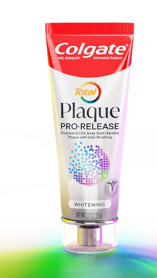 Colgate Toothpaste Bacteria Colgate Addresses Plaque Bacteria with Total Plaque Pro-Release ...