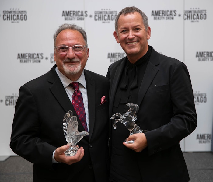 Two special awards were presented by Cosmetologists Chicago leaders on Saturday, April 15, 2023 at America's Beauty Show.