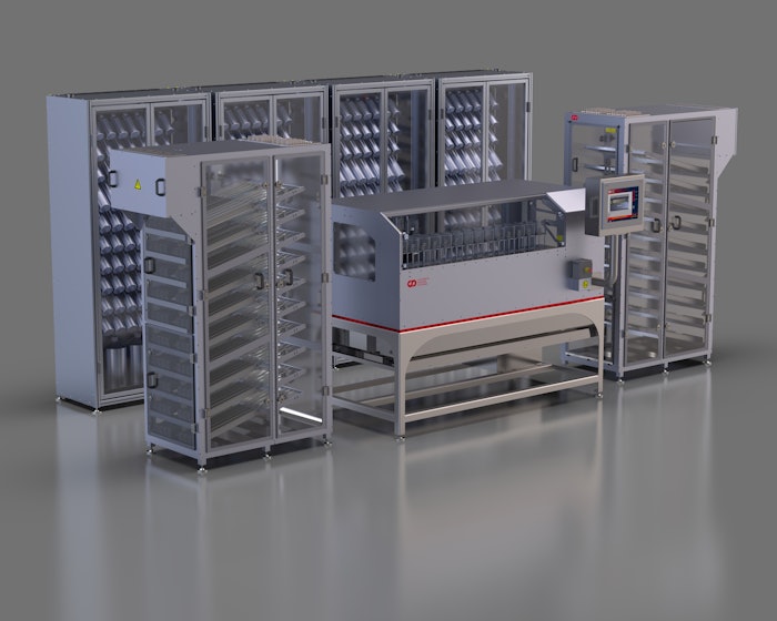 ADS's high-tech robot is designed to automate the process of accurately measuring out hundreds of flavoring solutions, which go on to determine the taste profile of food and beverages.