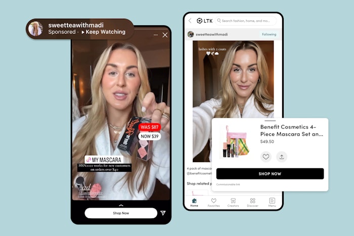 In an initial offering, LTK worked with several brands across multiple categories to run LTK Boost ads from creator profiles, which led to nearly 200,000 new audience views per post and a near 30% increase in retail sales.