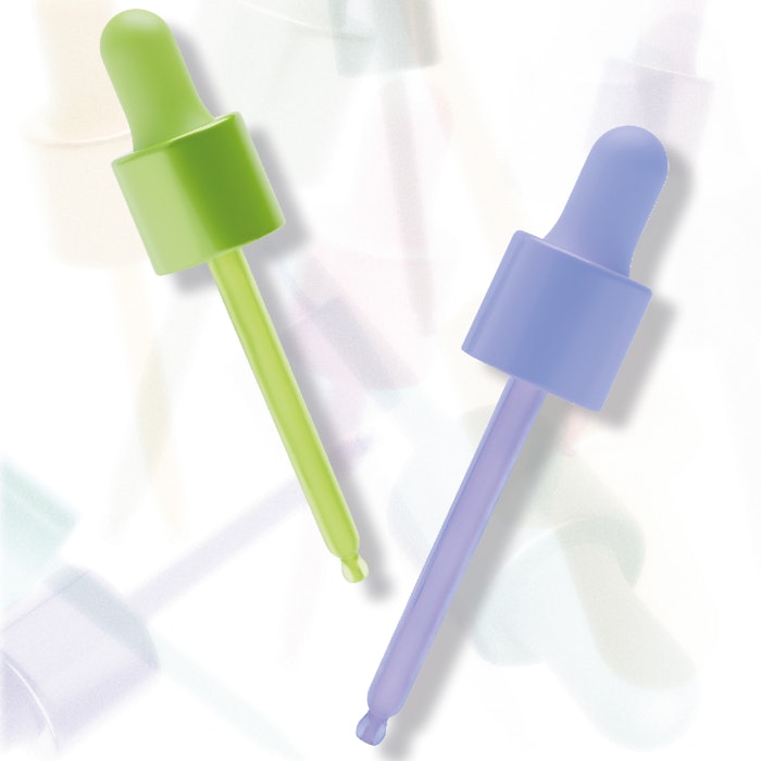 The monomaterial droppers are compatible with PP recycling streams.