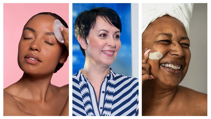 Nadine Pernodet, Ph.D. (at center), Senior Vice President at The Estée Lauder Companies (ELC), will discuss holistic views of aging and the beauty technologies that can address them across generations.