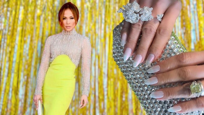 Jennifer Lopez has just started the newest nail trend: cellophane nails. Learn how to create this look from a nail expert at nails.co.uk.