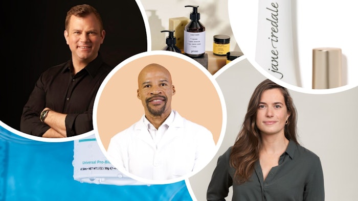 Next month, the 4-day Beauty Accelerate Virtual will host 'Cleanical Beauty,' conversation with Marie Mignon, Chief Scientific Officer, Prose (bottom right), Ron Robinson, CEO and Founder, BeautyStat (center), and Chris Payne, CEO of jane iredale (top left).